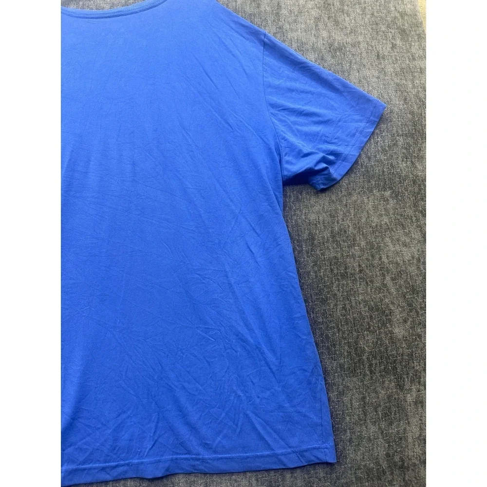 Nike Elite Dri-Fit T-Shirt Mens 3XL Blue Graphic Cotton Short Sleeve Casual